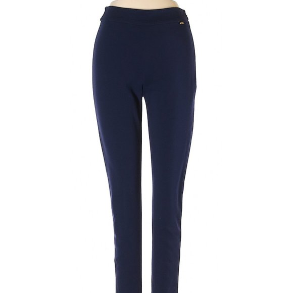 St. John Pants - NWT St. John Midnight Blue Giselle Skinny Leg Zip-Ankle Leggings Size 0